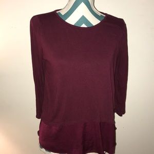 Long sleeved top